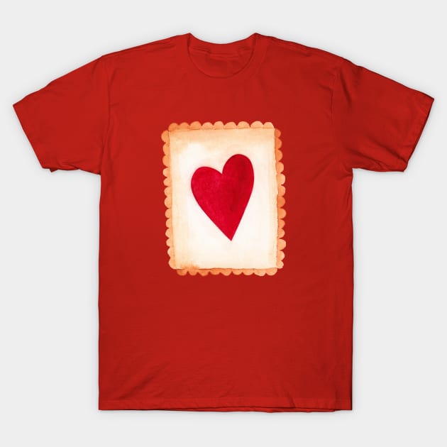 heart vintage T-Shirt by shoko